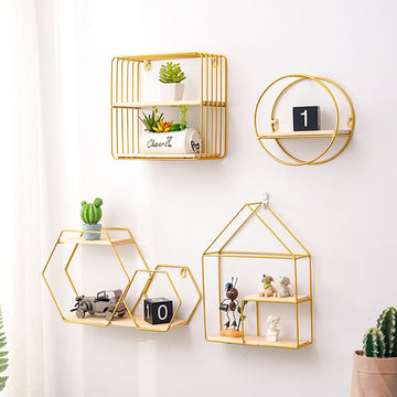 Iron Shelves Decoration